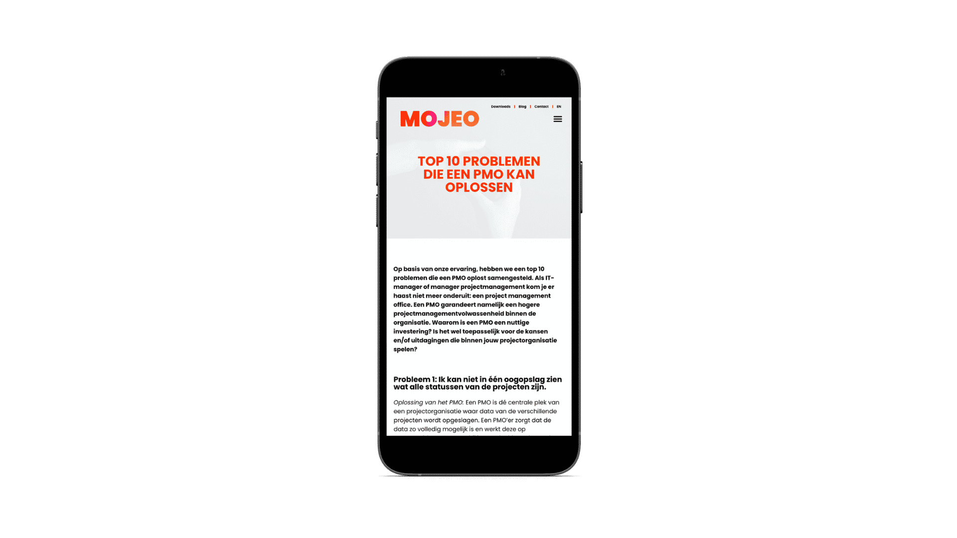 MOJEO Artikel Mockup